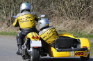 Yamaha V-max Gespann mit Sauer 2-Sitzer Wing-Racer Seitenwagen - Elsbeth und Peter