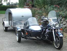Harley-Davidson Road King  - Ausrüstung mit einer Anhängerkupplung